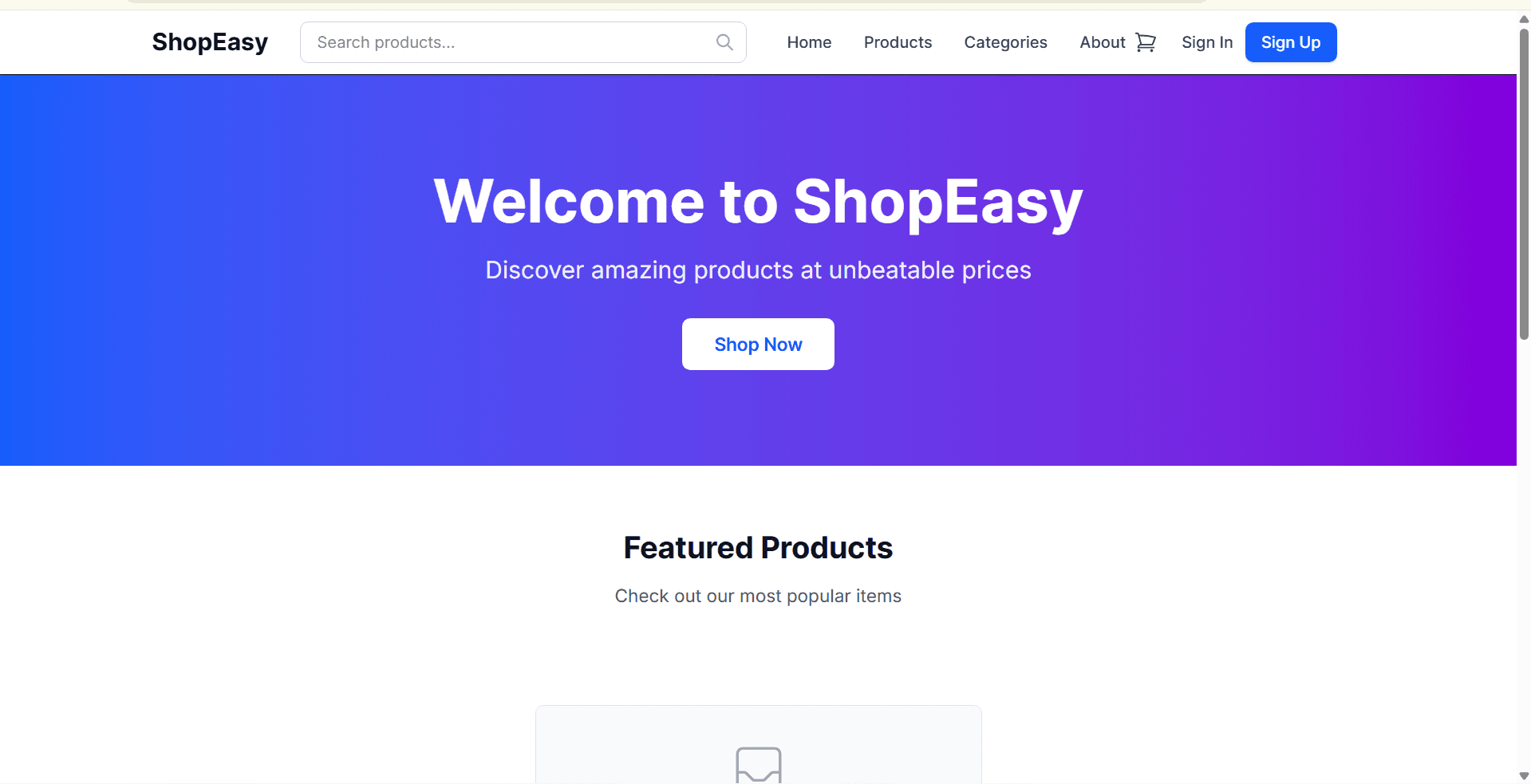 E-Commerce Platform